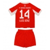 Camisa de Futebol Bayern Munich Luis Diaz #14 Equipamento Principal Infantil 2025-26 Manga Curta (+ Calças curtas) Camisa de Futebol Bayern Munich Luis Diaz #14 Equipamento Principal Infantil 2025-26 Manga Curta (+ Calças curtas)